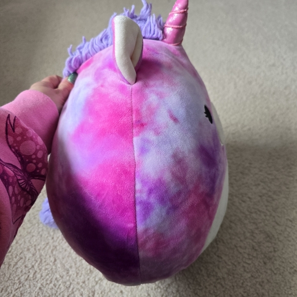 Squishmallows Large Colorful Tie Dye Unicorn - Picture 8 of 9